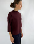 Natan – Kylie 125 – Pullover aus Wolle – Aubergine