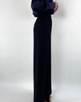 Natan - Blake 140 - Hose aus Flou-Crêpe - Marineblau