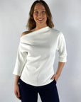 Shirt van Natan met off-shoulder kraag