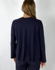 Nineto9 - 453L | 100 - Hemdbluse V Reisekleidung - Marine