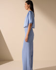 Oscar The Collection - Amber trousers - Weite Hose - himmelblau