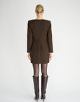 Oscar The Collection Elmo Dress – Espresso