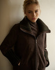 Oscar The Collection – Nate-Jacke – Wildlederjacke – Schokolade