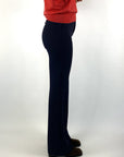 Oscar The Collection Laure trousers high waist flare – Midnight Blue