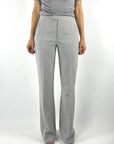 Oscar the Collection Laure trousers licht flared – Imperial Grey