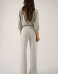 Oscar The Collection - Amber trousers - Broek recht - mist grey