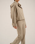 Oscar The Collection - Baume trousers - Broek flared - driftwood