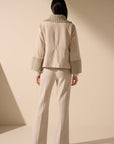 Oscar the collection - Boume - Hose mit hoher Taille - natur