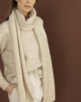 Oscar the collection - CHLOE Ecru - Pullover mit Rundhalsausschnitt