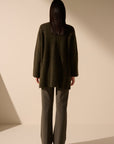 Oscar the collection - James Weste - Strickjacke mit Taschen - Khaki