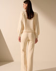 Oscar The Collection - Laure trousers - Hose mit hoher Taille und ausgestelltem Bein - Sunny