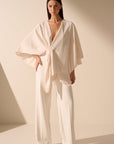 Oscar The Collection - Newton Cover Up - Capebluse Viskose - Ecru