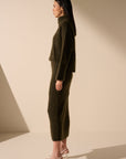 Oscar the collection - Vajo Pullover - Lockerer Rollkragenpullover - Khaki