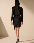 Oscar the collection - Roji dress - Kurzes Kleid - schwarz