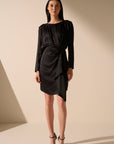 Oscar the collection - Roji dress - Kurzes Kleid - schwarz