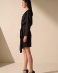 Oscar the collection - Roji dress - Kurzes Kleid - schwarz