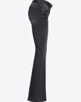 Pinko - Flora - Jeans verwaschen schwarz ausgestellt - schwarz