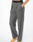 Pinko - Palma IZ9 - Prince of Galle Hose - Grau