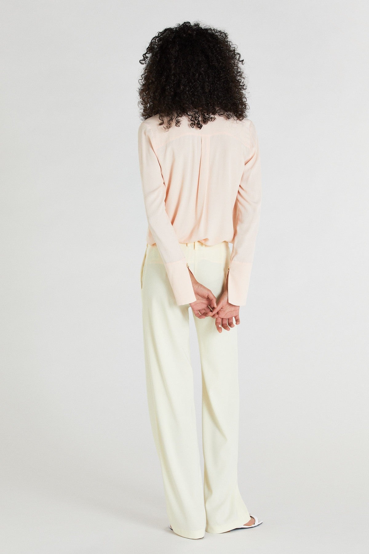 Patrizia Pepe - 8C0326 A8I1 R711 - Bloes viscose - poederroze