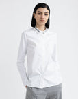 Peserico - S06728J0 | A00 - Bluse aus Stretch-Popeline