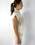 Peserico - S99436F03 - Sleeveless sweater - beige camel