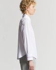 Peserico - A06646 - Bloes populine detail mouw - wit