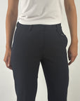 Seductive Rosie bootcut broek met wijde pijpen – Marine