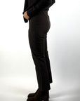 Seductive Cindy tapered fit pull-on broek – Tabak
