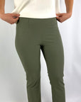 Seductive - Cindy 6537 | 744 - Tapered Straight Leg Hose - Graugrün