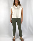 Seductive - Cindy 6537 | 744 - Tapered Straight Leg Hose - Graugrün