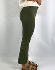 Seductive - Cindy 6537 | 744 - Tapered Straight Leg Hose - Graugrün
