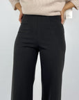 Seductive - Kimberly 929628/8876 - Broek wijd jersey - donkerbruin