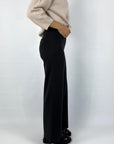 Seductive - Kimberly 929628/8876 - Broek wijd jersey - donkerbruin
