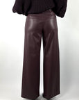 Seductive Kimberly 929628/9052 wide-leg broek lederlook – Barolo