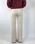 Seductive - Rosie 092784/9528 - Broek flared doppio ceramica - crema
