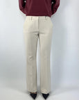 Seductive - Rosie 092784/9528 - Broek flared doppio ceramica - crema
