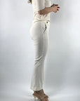 Seductive - Gioia 9545 | 120 - Gerade Hose mit Knöpfen - Off-White