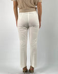 Verführerisch - Inez 6352 | 120 - Gerade Hose mit Münztasche - Off-White