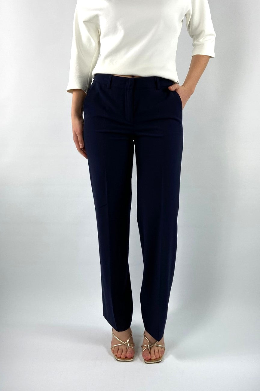 Damesbroek van Seductive in marineblauw