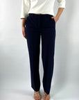 Damesbroek van Seductive in marineblauw
