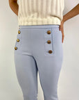 Seductive - Sailor Kick 6919 | 815 - Hose mit Kickknöpfen - hellblau