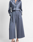 Vince - V055413024 - Seidensatinbluse - IRIS WATER