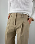 Seductive - Sloanne - Broek wijd linnen - Ginger