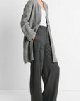 Vince - V068579643 - Weicher Cardigan-Mantel - Mittelgrau