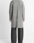 Vince - V068579643 - Weicher Cardigan-Mantel - Mittelgrau