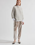 Peserico - A99575F03 | A76 – Pullover mit Pailletten, Alpaka
