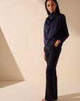 Oscar the collection - Tullah top - Bluse locker fallend - marine