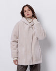 Urbancode - BJ20012 - Mantel reversibel - rice