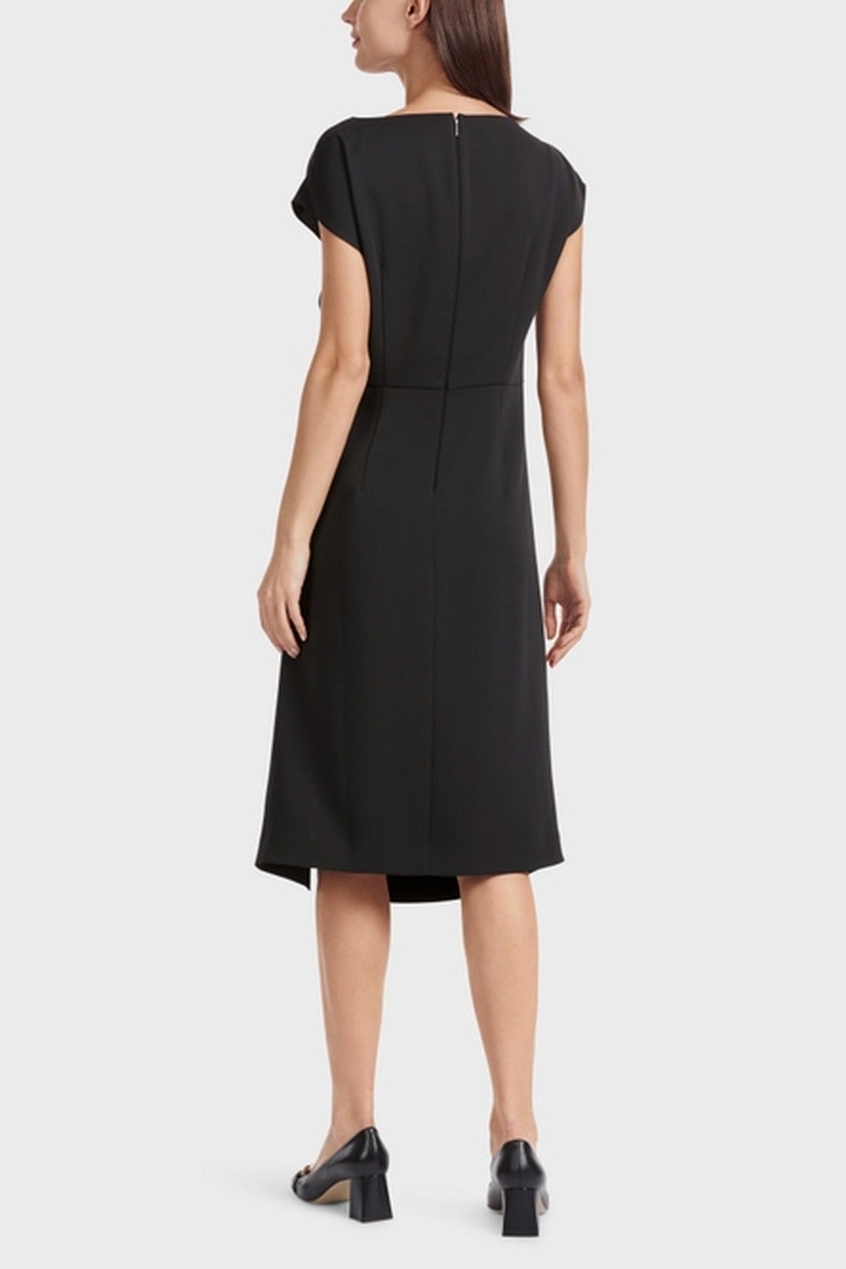 Marc Cain - VC 21.25 W56 | 900 - Jurk drapage taille - zwart