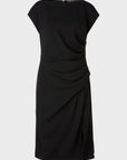 Marc Cain - VC 21.25 W56 | 900 - Kleid mit drapierter Taille - Schwarz